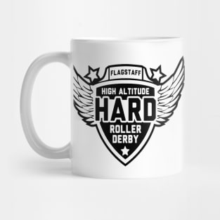 High Altitude Roller Derby Black Logo Mug